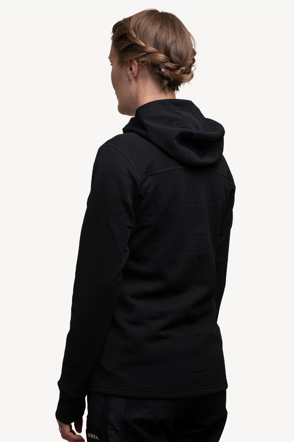 Women's all weather technical hoodie.