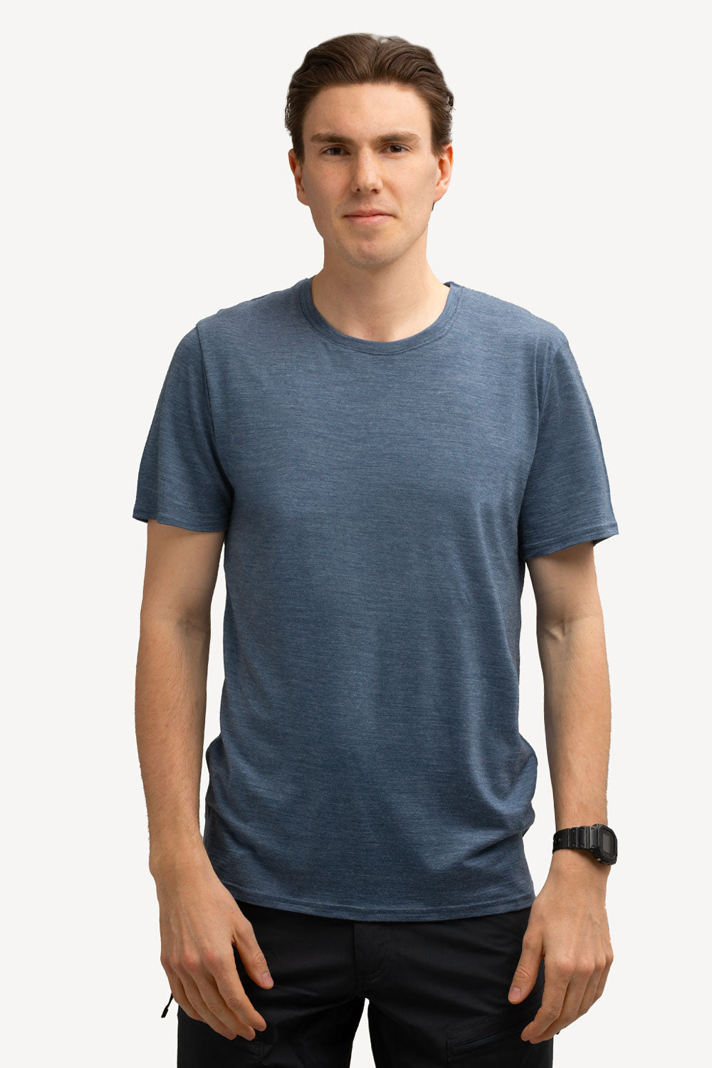 Men's lightweight Merino wool & Tencel t-shirt.