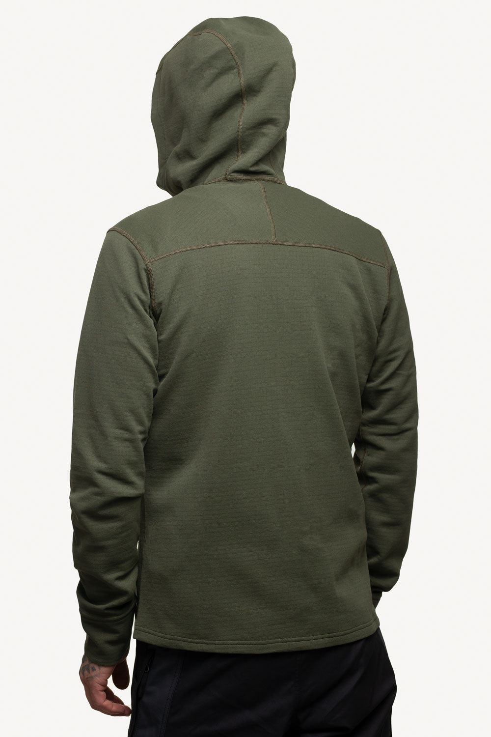 Men's all weather technical hoodie.