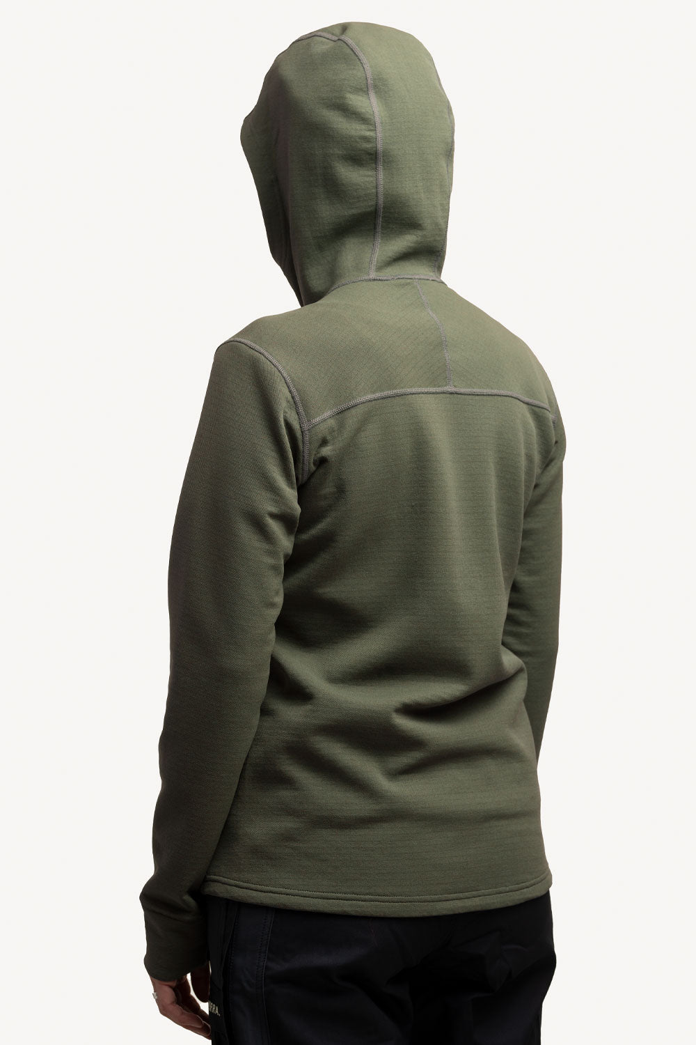 Women's all weather technical hoodie.