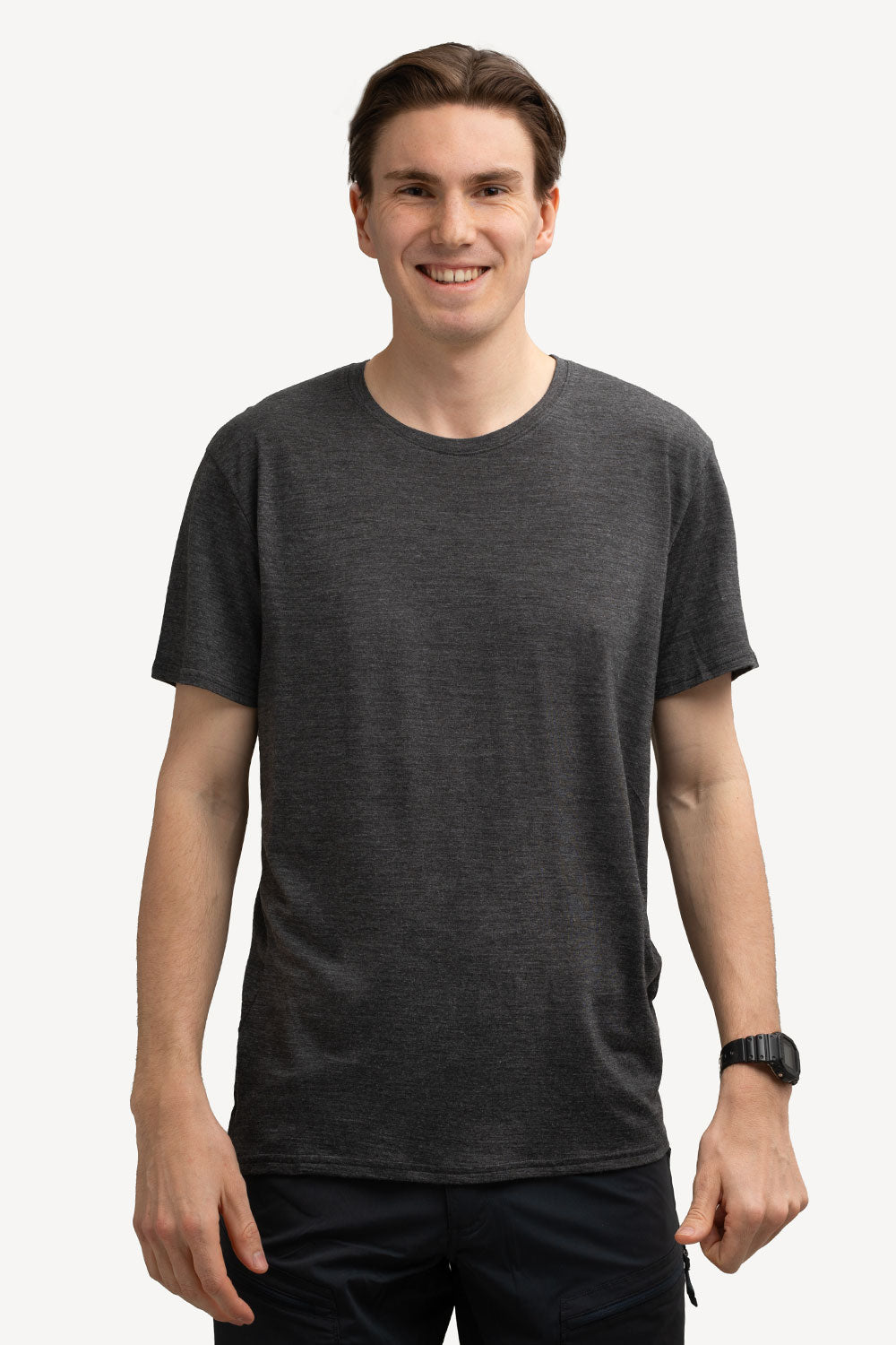 Men's lightweight Merino wool & Tencel t-shirt.